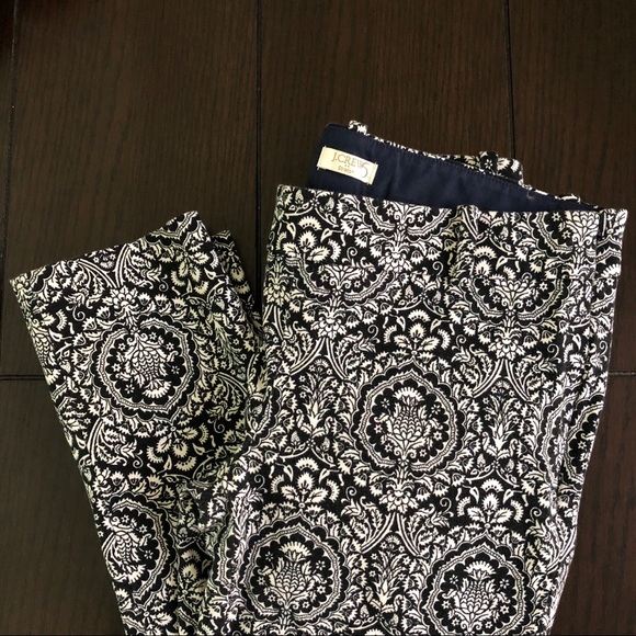 J. Crew | stretch Winnie pant floral paisley - Picture 4 of 5